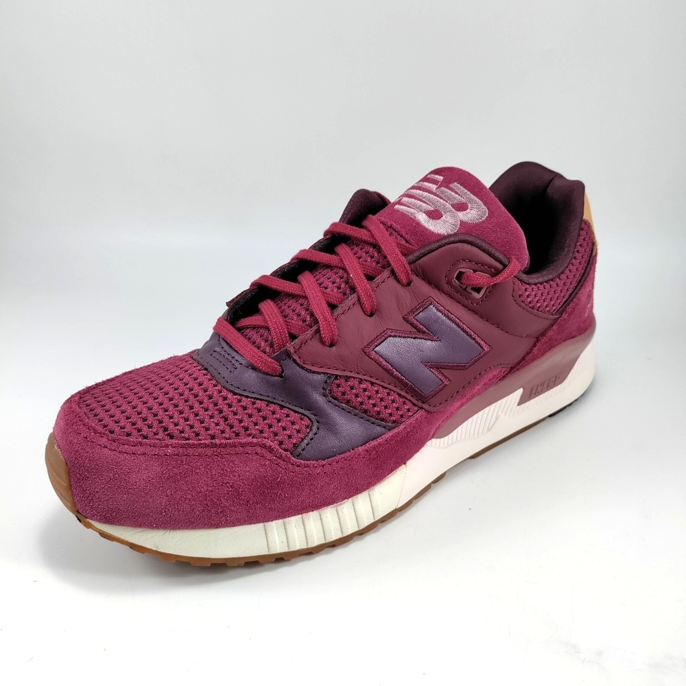 New Balance 530 Womens 7.5 Burgundy Suede Mesh Retro Sneakers